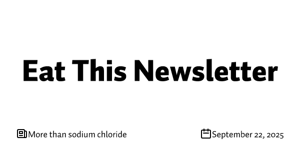 More than sodium chloride