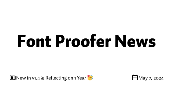 New in v1.4 & Reflecting on 1 Year 🥳