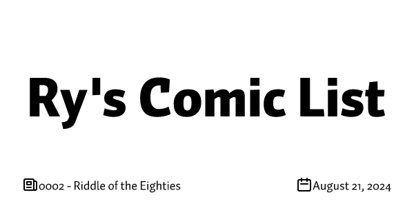 0002 - Riddle of the Eighties