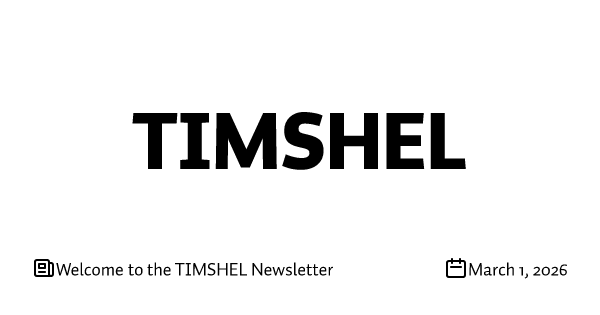 Welcome to the TIMSHEL Newsletter