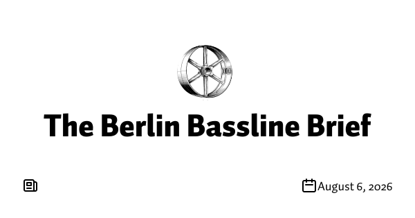 Berlin Bassline Brief #13: (I'm not in) Vegas, baby, npm can't catch a break, Calif publication, acoustic model attacks, Precogly, Hypervisor