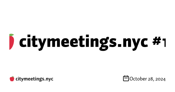 🍎 citymeetings.nyc #17