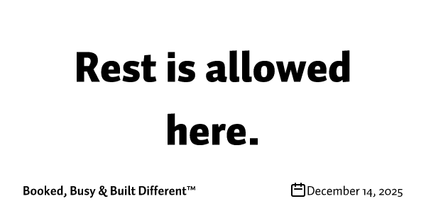 Rest is allowed here.