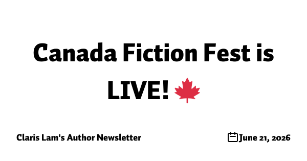 Canada Fiction Fest is LIVE! 🍁