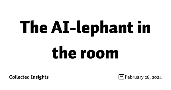 The AI-lephant in the room