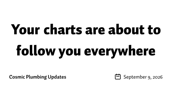 Your charts are about to follow you everywhere