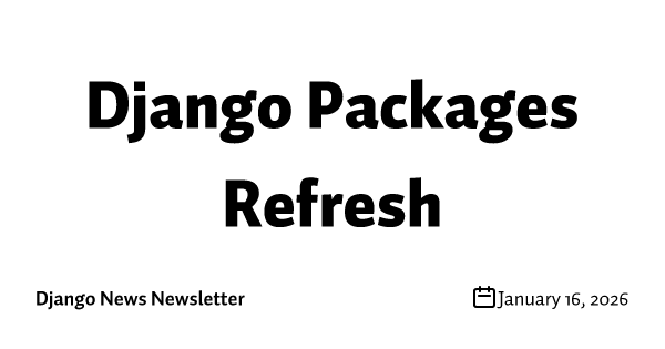 Django Packages Refresh