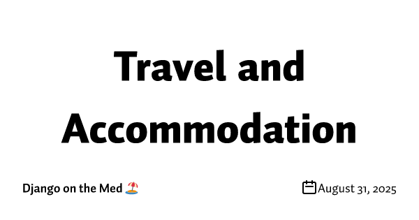 Travel and Accommodation 
