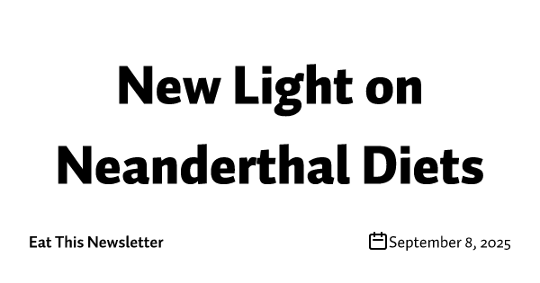 New Light on Neanderthal Diets