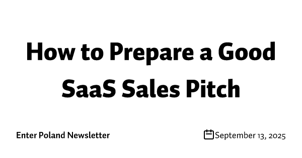 How to Prepare a Good SaaS Sales Pitch