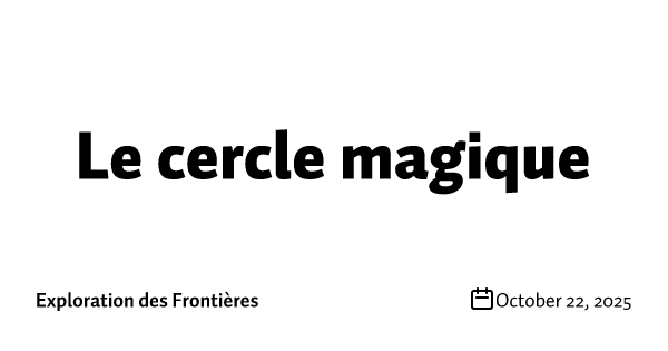 Le cercle magique