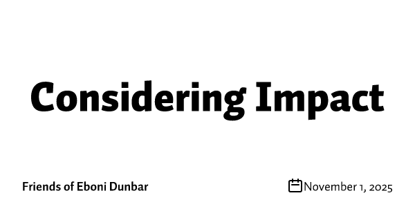 Considering Impact