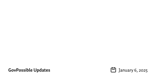 GovPossible Updates - 2025 License Renewal Issue