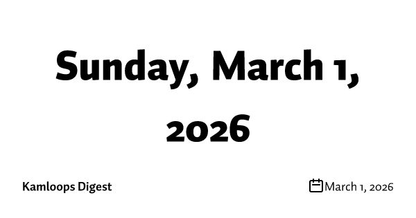 Sunday, March 1, 2026
