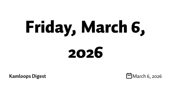 Friday, March 6, 2026