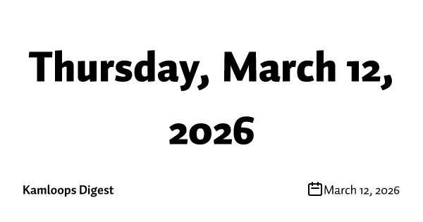 Thursday, March 12, 2026