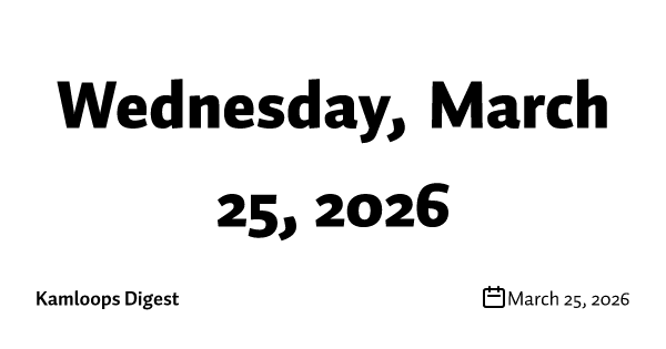 Wednesday, March 25, 2026