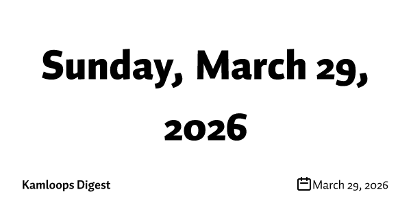 Sunday, March 29, 2026