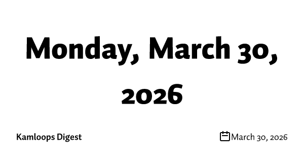 Monday, March 30, 2026