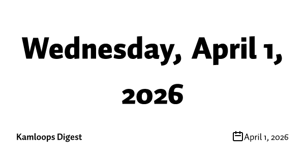 Wednesday, April 1, 2026