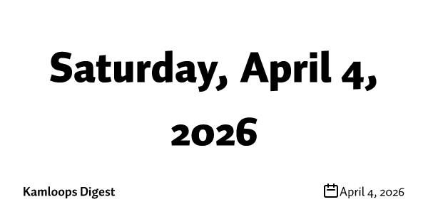 Saturday, April 4, 2026