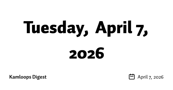 Tuesday, April 7, 2026