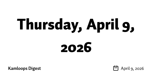 Thursday, April 9, 2026