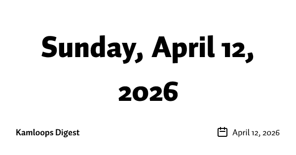 Sunday, April 12, 2026