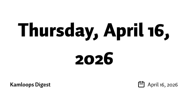 Thursday, April 16, 2026