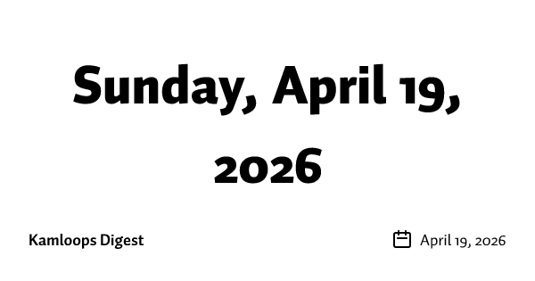 Sunday, April 19, 2026