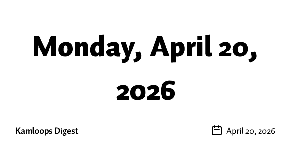 Monday, April 20, 2026