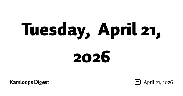 Tuesday, April 21, 2026