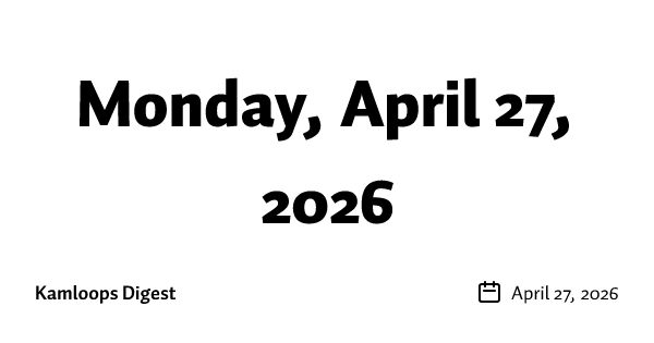 Monday, April 27, 2026