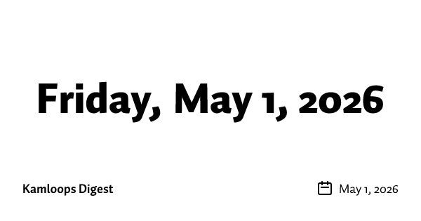 Friday, May 1, 2026