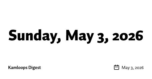 Sunday, May 3, 2026
