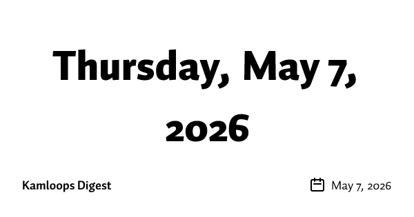 Thursday, May 7, 2026