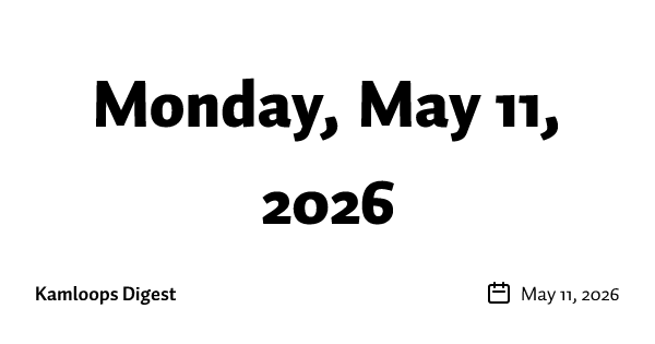 Monday, May 11, 2026