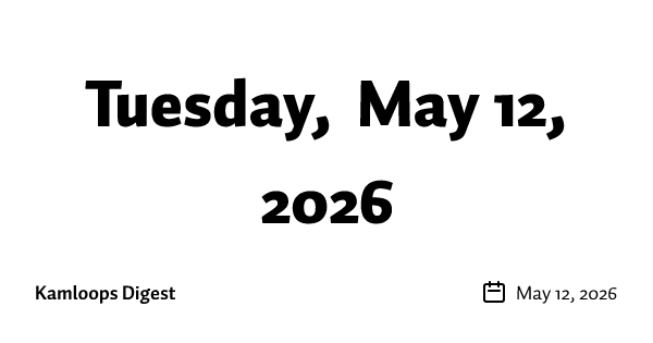 Tuesday, May 12, 2026
