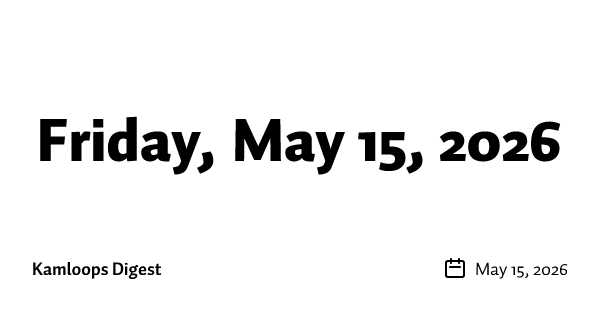 Friday, May 15, 2026