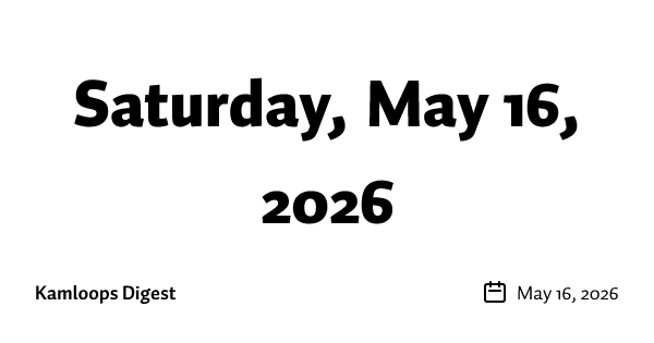 Saturday, May 16, 2026