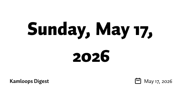 Sunday, May 17, 2026