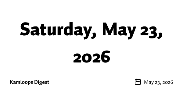 Saturday, May 23, 2026