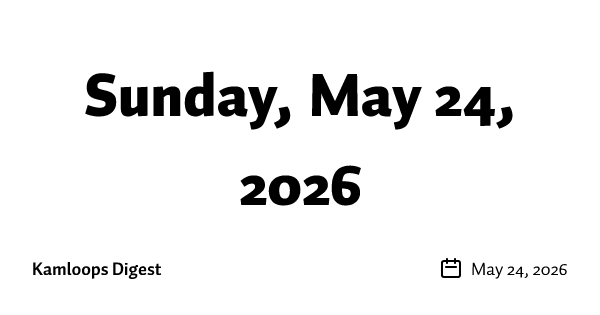 Sunday, May 24, 2026