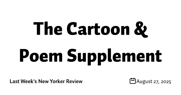 The Cartoon & Poem Supplement