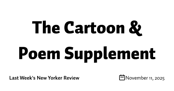 The Cartoon & Poem Supplement