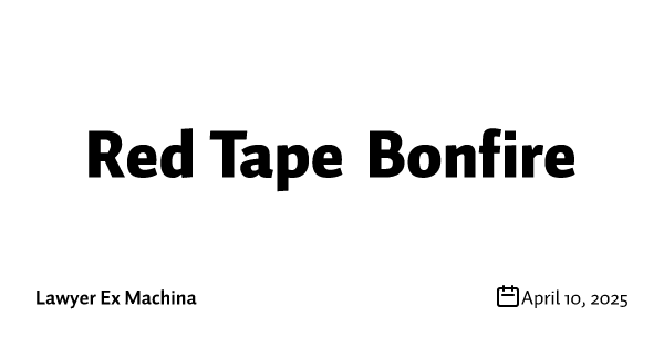 Red Tape Bonfire