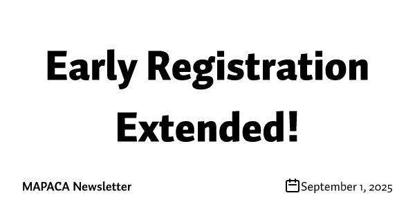 Early Registration Extended!
