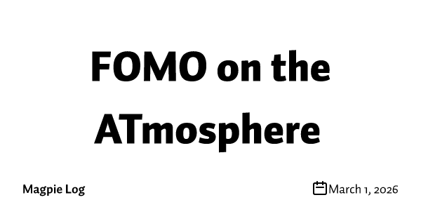 FOMO on the ATmosphere