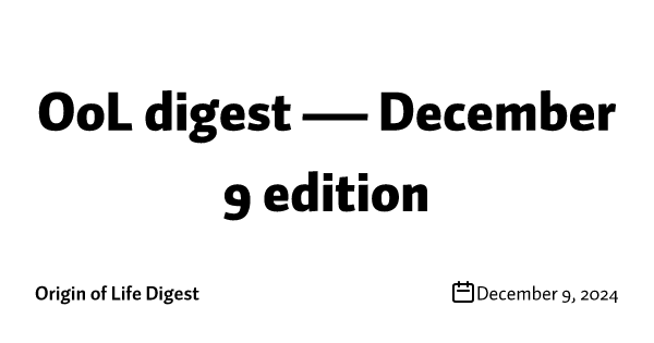 OoL digest — December 9 edition