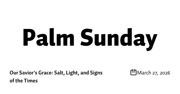 Palm Sunday